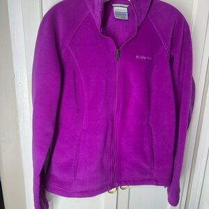 Columbia Magenta Fleece Interchange Jacket